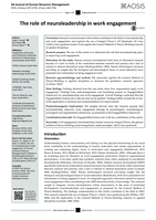 The role of neuroleadership in work engagement