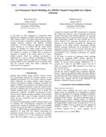 An S-Parameter based modeling of a MIMO channel using half-wave dipole antennas