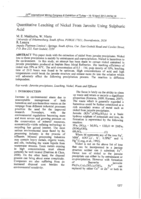 Quantitative leaching of nickel from jarosite using sulphuric acid