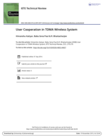User Cooperation in TDMA Wireless System