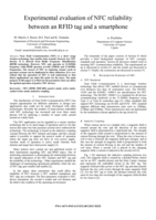 Experimental evaluation of NFC reliabilitybetween an RFID tag and a smartphone