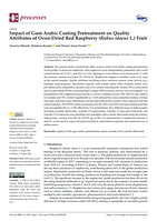 Impact of Gum Arabic Coating Pretreatment on Quality Attributes of Oven-Dried Red Raspberry (Rubus idaeus L.) Fruit