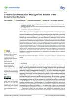 Construction Information Management: Benefits to the Construction Industry