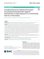 A study protocol to evaluate the impact of a personal and domestic hygiene intervention on lead exposure in a community next to a mine dump