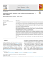 Selection process for admission to an academic nursing programme -- A meta-synthesis