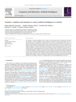 Teachers' readiness and intention to teach artificial intelligence in schools