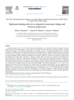 Optimum loading ratio for co-digested wastewater sludge and brewery spent yeast