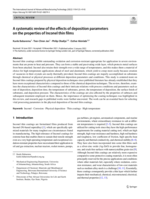 A systematic review of the effects of deposition parameters on the properties of Inconel thin films