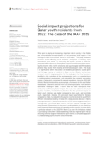 Social impact projections for Qatar youth residents from 2022: The case of the IAAF 2019