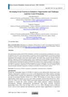 African Journal of Hospitality, Tourism and Leisure. ISSN: 2223-814X Developing Event Tourism in Zimbabwe: Opportunities and Challenges Amid the Covid-19 Pandemic