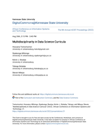 Multidisciplinarity in Data Science Curricula
