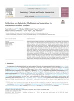 Reflections on dialogicity: Challenges and suggestions by mathematics student teachers