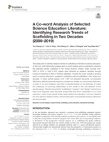 A Co-word Analysis of Selected Science Education Literature: Identifying Research Trends of Scaffolding in Two Decades (2000-2019)
