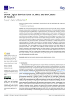 Direct Digital Services Taxes in Africa and the Canons of Taxation