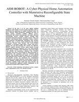 ASM-ROBOT: A Cyber-Physical Home Automation Controller with Memristive Reconfigurable State Machine