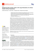 Employing the London Atlas in the Age Estimation of a Select South African Population
