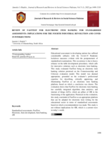 REVIEW OF FASTTEST FOR ELECTRONIC ITEM BANKING FOR STANDARDISED ASSESSMENTS: IMPLICATIONS FOR THE FOURTH INDUSTRIAL REVOLUTION AND COVID- 19 INTERJECTIONS