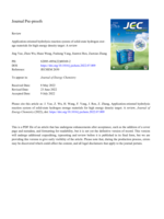 Application-oriented hydrolysis reaction system of solid-state hydrogen storage materials for high energy density target: A review