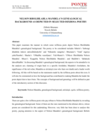 NELSON RHOLIHLAHLA MANDELAâ€™S GENEALOGICAL BACKGROUND AS DEPICTED IN SELECTED ISIXHOSA POETRY