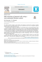DNA extraction of bacterial cells using a semi-automated filtration system
