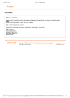 Negative social interactions and the persistence of depression: Evidence from the women of Westbury, South Africa