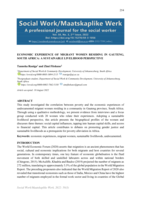 ECONOMIC EXPERIENCE OF MIGRANT WOMEN RESIDING IN GAUTENG, SOUTH AFRICA: A SUSTAINABLE LIVELIHOOD PERSPECTIVE