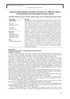 Acquiring Epistemological And Moral Autonomy In A Different Culture: An Educational Goal In Rwandan Secondary Schools