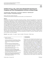 Synthesis of Cu9S5, SnS2, and Cu2SnS3 Nanoparticles from Precursor Complexes and Their Photodegradation Activities on Methyl Orange