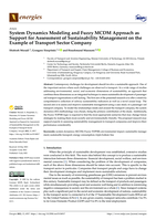 System Dynamics Modeling and Fuzzy MCDM Approach as Support for Assessment of Sustainability Management on the Example of Transport Sector Company