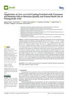 Application of Aloe vera Gel Coating Enriched with Cinnamon and Rosehip Oils to Maintain Quality and Extend Shelf Life of Pomegranate Arils