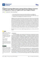 English-Learning Motivation among Chinese Mature Learners: A Comparative Study of English and Non-English Majors