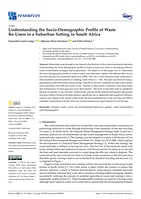 Understanding the Socio-Demographic Profile of Waste Re-Users in a Suburban Setting in South Africa