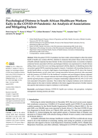 Psychological Distress in South African Healthcare Workers Early in the COVID-19 Pandemic: An Analysis of Associations and Mitigating Factors