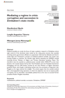 Mediating a regime in crisis: corruption and succession in Zimbabwe’s state media