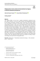 Global justice in the context of transnational surrogacy: an African bioethical perspective