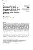 Reconstruction and Adaptation in Times of a Contagious Crisis: A Case of African Newsrooms' Response to the Covid-19 Pandemic