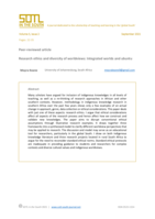 Research ethics and diversity of worldviews: Integrated worlds and ubuntu