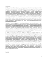 Radiographers' experiences and perspectives of forensic imaging in Australia: A qualitative study