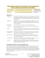 Conceptualising the Relationship between Mobile Money Banking and Financial Inclusion to Support Sustained Economic Growth