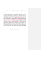 English Second Language Technology Teachers' CALP Needs