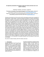 An exploratory assessment of the effect of urban form metrics and land cover on air quality in Gauteng