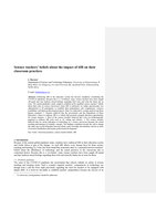 Science teachers' beliefs about the impact of 4IR on their classroom practices