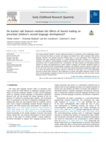Do teacher talk features mediate the effects of shared reading on preschool children's second-language development?