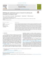 Mobilizing the Transformative Power of the Research System for Achieving the Sustainable Development Goals