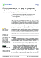 Developing Capacities to Lead Change for Sustainability: A Quasi-Experimental Study of Simulation-Based Learning