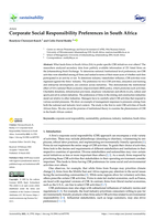 Corporate Social Responsibility Preferences in South Africa