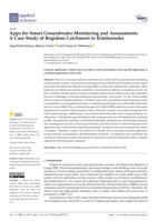 Apps for Smart Groundwater Monitoring and Assessments: A Case Study of Regideso Catchment in Kimbanseke