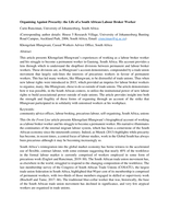 Organising Against Precarity: The Life of a South African Labour Broker Worker