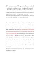 FeCo nanoclusters inserted N,S -doped carbon foams as bifunctional electrocatalyst for high-performance rechargeable Zn-air batteries