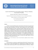 Learner Centred Education in the Teaching of Grade 11 Biology in Ohakafiya Circuit Schools of Namibia